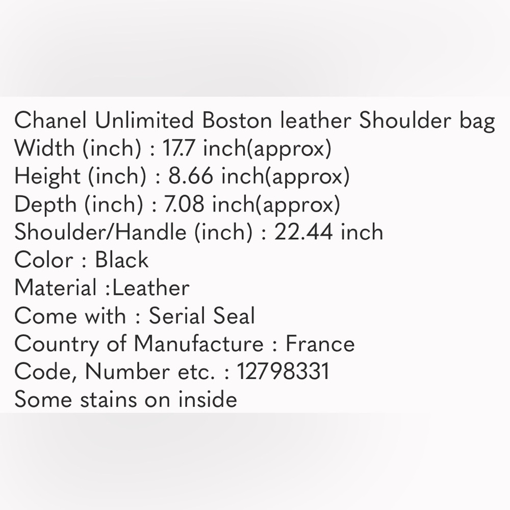 Chanel Black Embossed Shoulder Bag - Picture 8 of 12